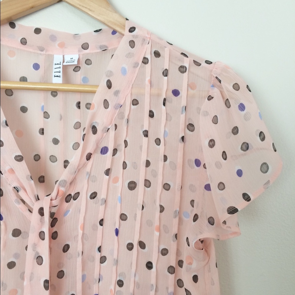 Polka dot blouse